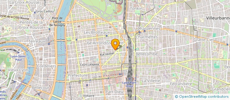 localisation de l'entreprise MADAME BLANDINE BRUYERE à LYON