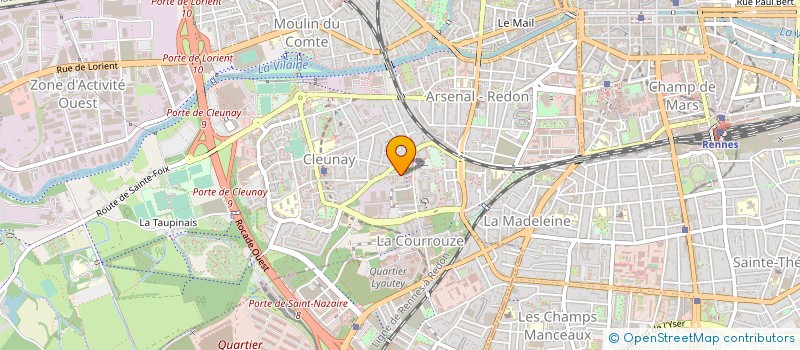 localisation de l'entreprise MADAME BLANDINE CALERO  RENNES