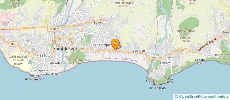 localisation de l'entreprise MADAME BLANDINE CANO à SAINT-JOSEPH