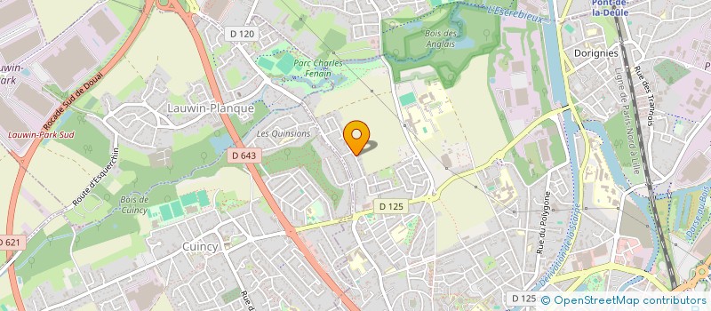 localisation de l'entreprise MADAME BLANDINE CARLIER  DOUAI