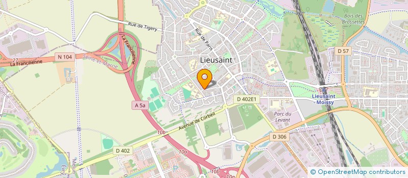 localisation de l'entreprise MADAME BLANDINE CARRON  LIEUSAINT