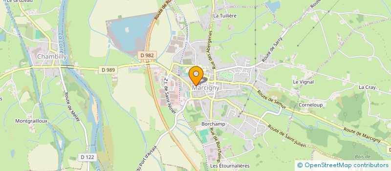 localisation de l'entreprise MADAME BLANDINE CARTET  MARCIGNY