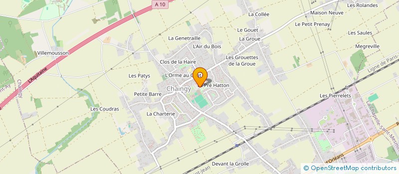 localisation de l'entreprise MADAME BLANDINE CESARD à CHAINGY