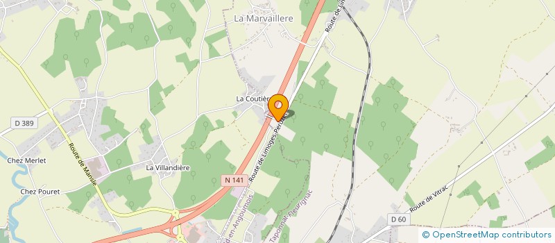 localisation de l'entreprise MADAME BLANDINE CHAMPAUD à CHASSENEUIL-SUR-BONNIEURE