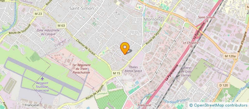 localisation de l'entreprise MADAME BLANDINE CHANSAREL à TOULOUSE