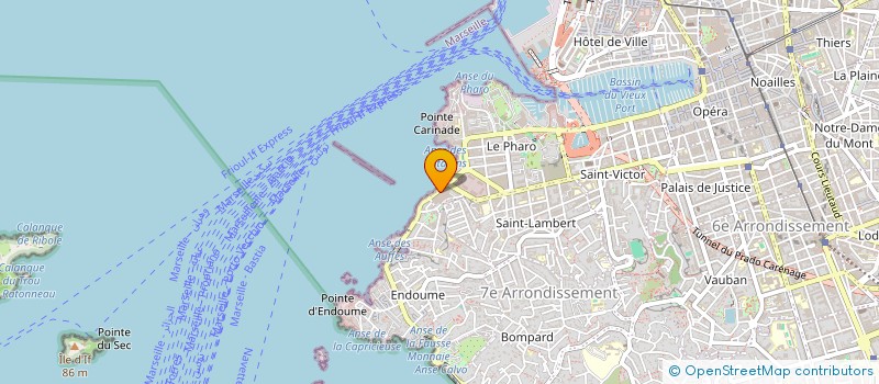 localisation de l'entreprise MADAME BLANDINE CHARVET à MARSEILLE