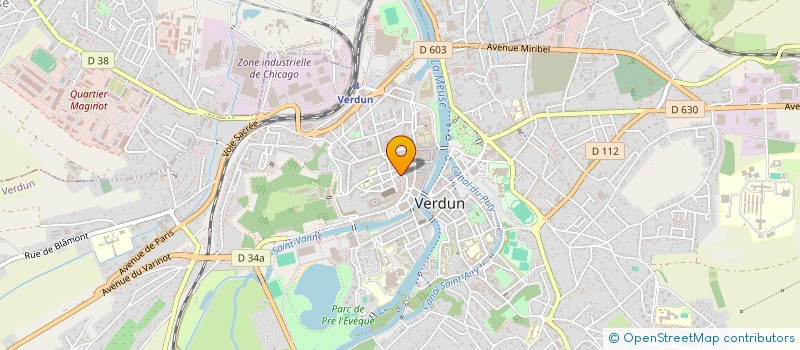 localisation de l'entreprise MADAME BLANDINE COLLET à VERDUN