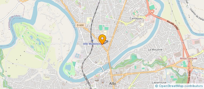 localisation de l'entreprise MADAME BLANDINE COMPTE à ALBI