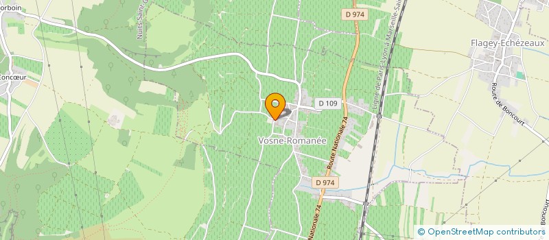 localisation de l'entreprise MADAME BLANDINE CONFURON  VOSNE-ROMANEE