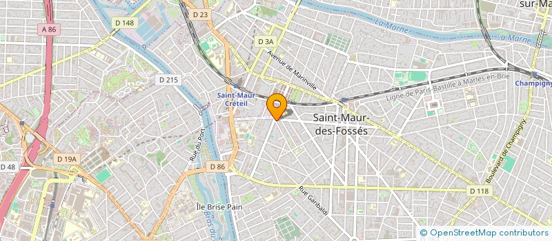 localisation de l'entreprise MADAME BLANDINE CORNEVIN  SAINT-MAUR-DES-FOSSES