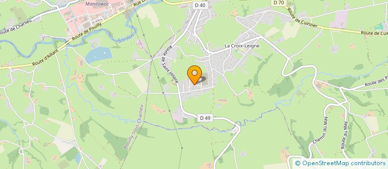 localisation de l'entreprise MADAME BLANDINE CORNILLON  CHANDON