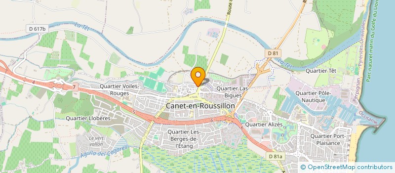 localisation de l'entreprise MADAME BLANDINE CURIE à CANET-EN-ROUSSILLON