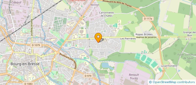 localisation de l'entreprise MADAME BLANDINE DA ROCHA D'OLIVIERA à BOURG-EN-BRESSE