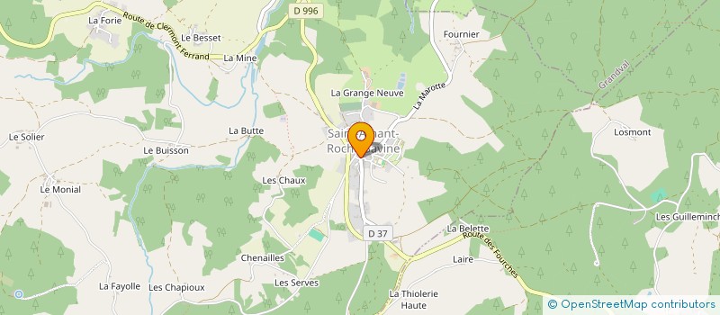 localisation de l'entreprise MADAME BLANDINE DAMOUR  SAINT-AMANT-ROCHE-SAVINE