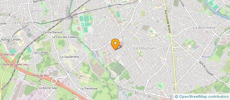 localisation de l'entreprise MADAME BLANDINE DAMOUR  REZE