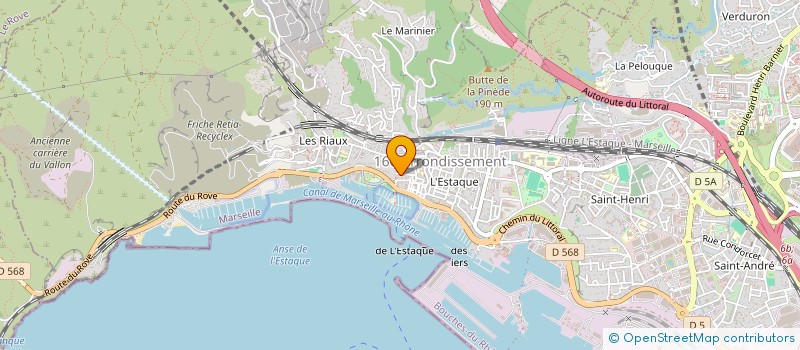 localisation de l'entreprise MADAME BLANDINE DATARDINA  MARSEILLE