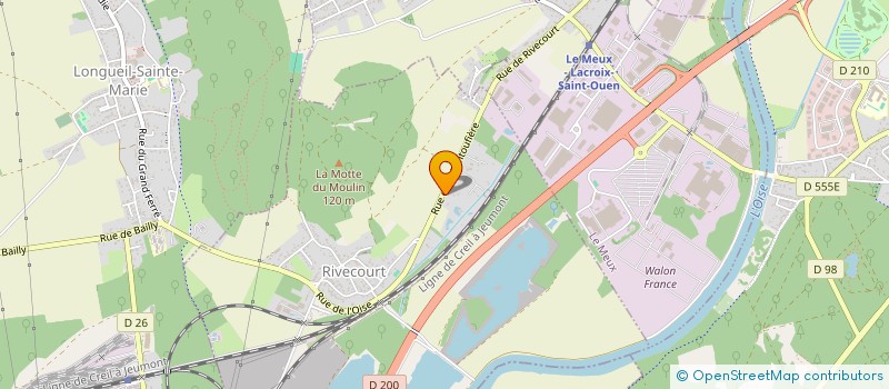 localisation de l'entreprise MADAME BLANDINE DAUBERT  RIVECOURT