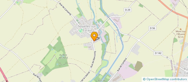 localisation de l'entreprise MADAME BLANDINE DAUX  NOYELLES-SUR-ESCAUT