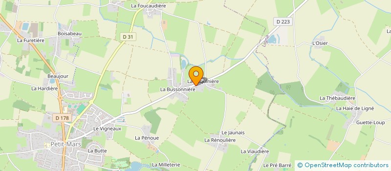 localisation de l'entreprise MADAME BLANDINE DE CHARETTE DE LA CONTRIE  PETIT-MARS