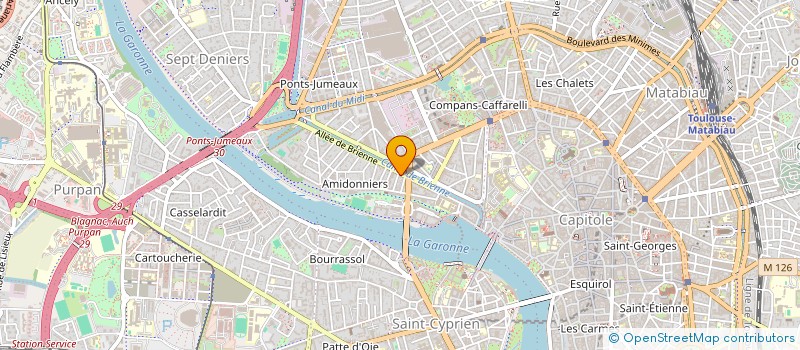 localisation de l'entreprise MADAME BLANDINE DE VERDELHAN DES MOLLES à TOULOUSE