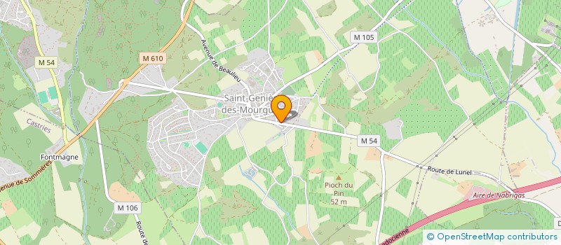 localisation de l'entreprise MADAME BLANDINE DE VIT  SAINT-GENIES-DES-MOURGUES