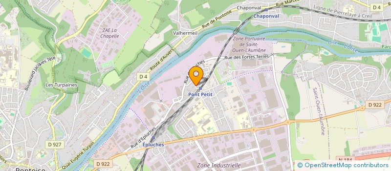 localisation de l'entreprise MADAME BLANDINE DE VITOT à SAINT-OUEN-L'AUMONE