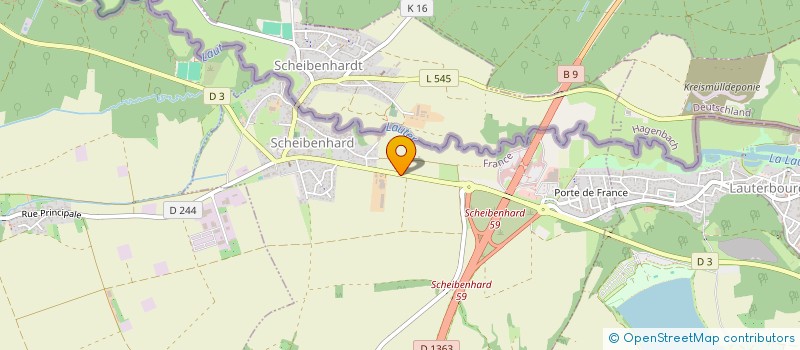 localisation de l'entreprise MADAME BLANDINE DECK  SCHEIBENHARD