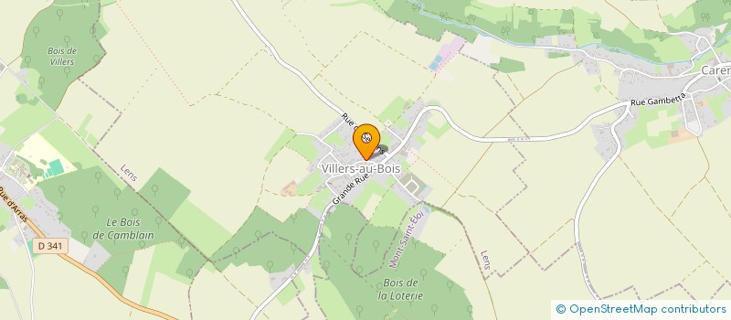 localisation de l'entreprise MADAME BLANDINE DEFORGE  VILLERS-AU-BOIS