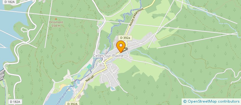 localisation de l'entreprise MADAME BLANDINE DELANZY à CELLES-SUR-PLAINE