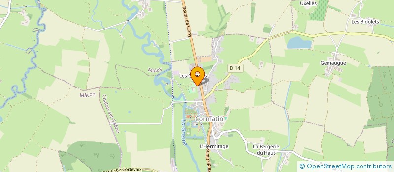 localisation de l'entreprise MADAME BLANDINE DELIE  CORMATIN