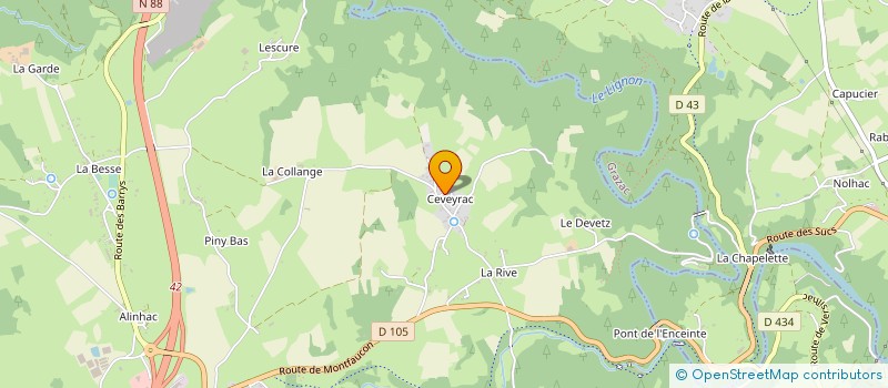 localisation de l'entreprise MADAME BLANDINE DORVIDAL à YSSINGEAUX