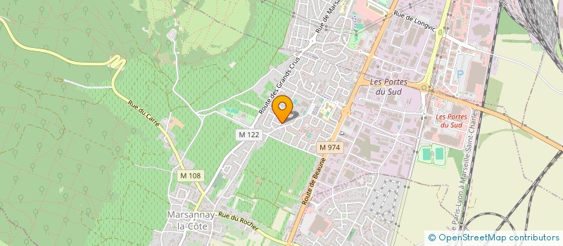 localisation de l'entreprise MADAME BLANDINE DOURNEAU à MARSANNAY-LA-COTE