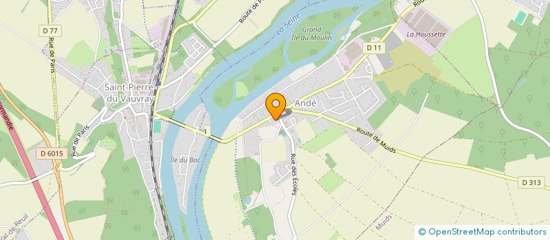 localisation de l'entreprise MADAME BLANDINE DU LAURENT DE LA BARRE  ANDE