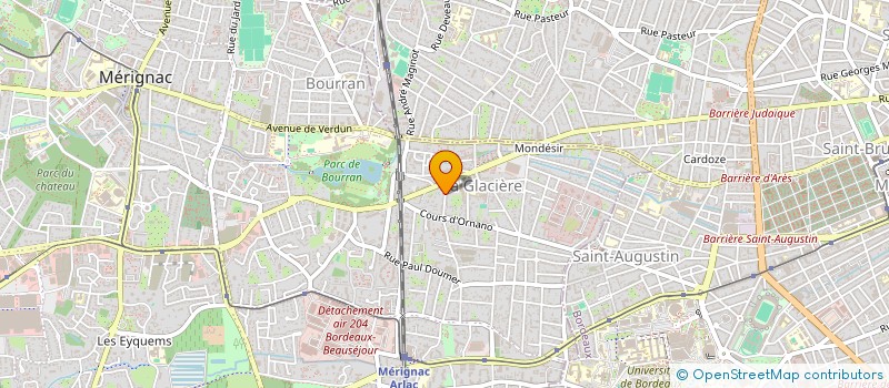 localisation de l'entreprise MADAME BLANDINE DUBOIS  MERIGNAC