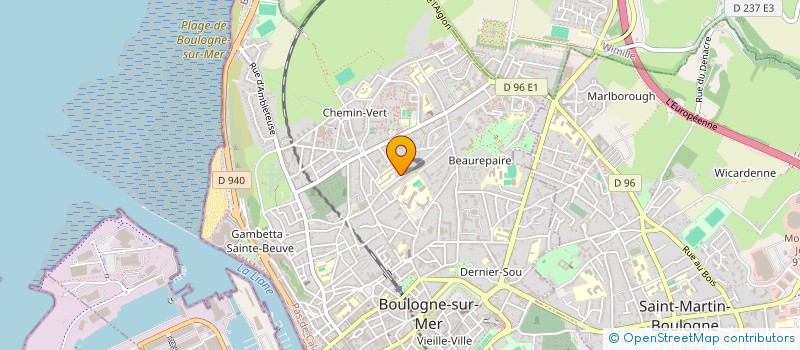 localisation de l'entreprise MADAME BLANDINE DUFOUR à BOULOGNE-SUR-MER