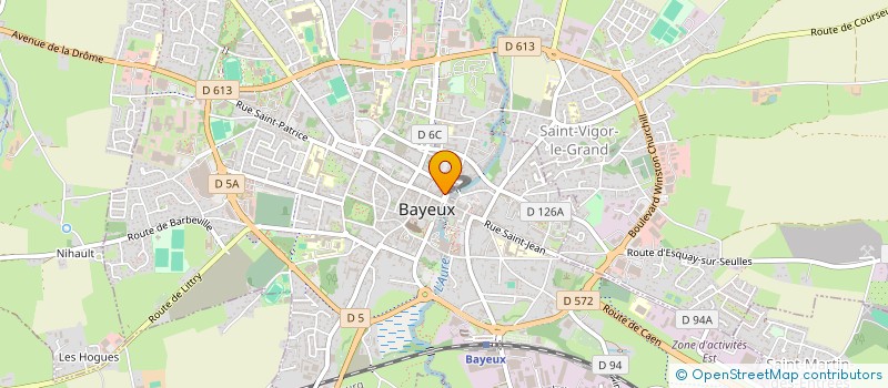 localisation de l'entreprise MADAME BLANDINE DUJARDIN à BAYEUX