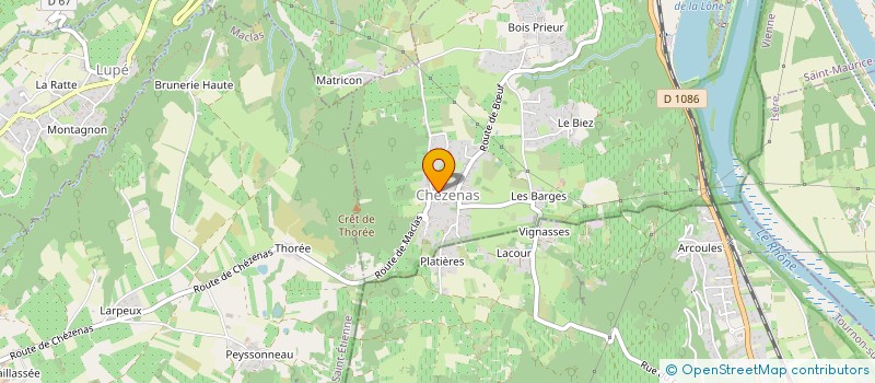 localisation de l'entreprise MADAME BLANDINE DUPINAY  VERANNE