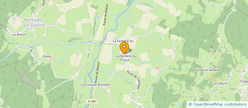 localisation de l'entreprise MADAME BLANDINE DUPRIEZ  NAVOUR-SUR-GROSNE