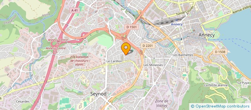 localisation de l'entreprise MADAME BLANDINE DUPUIS à VOIRON