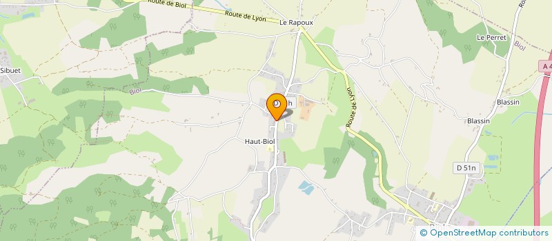 localisation de l'entreprise MADAME BLANDINE ESSERTIER  COLOMBE