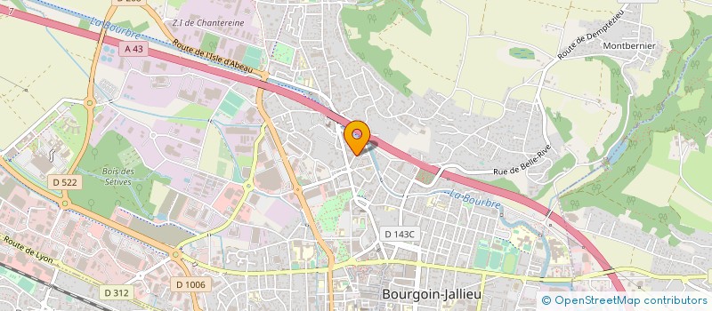 localisation de l'entreprise MADAME BLANDINE FABRE  BOURGOIN-JALLIEU