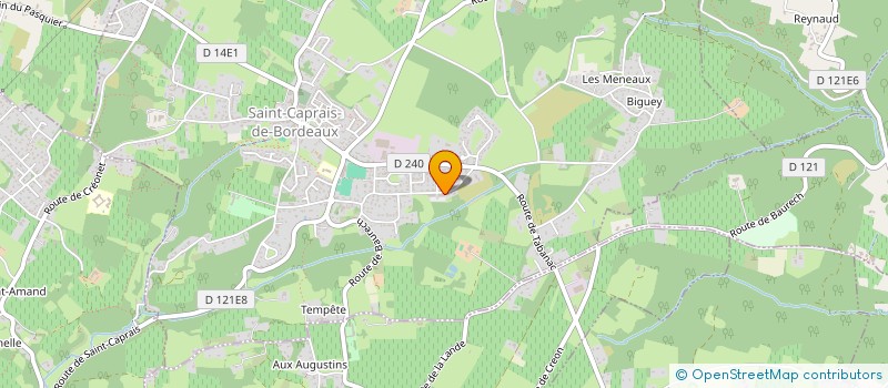 localisation de l'entreprise MADAME BLANDINE FICHOT à SAINT-CAPRAIS-DE-BORDEAUX
