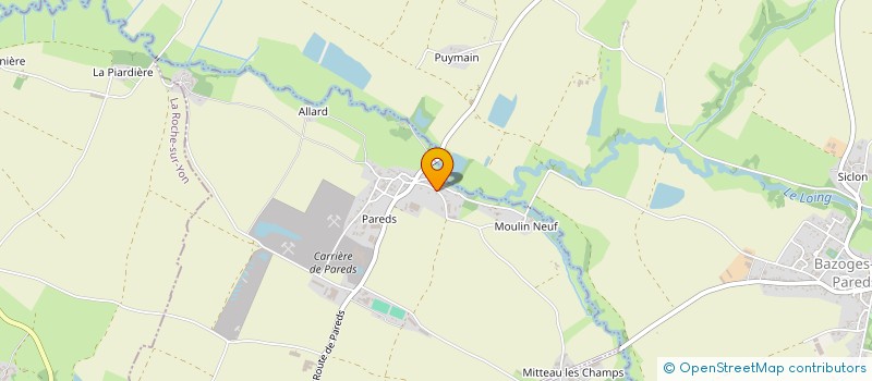 localisation de l'entreprise MADAME BLANDINE FOUGNIES  LA JAUDONNIERE