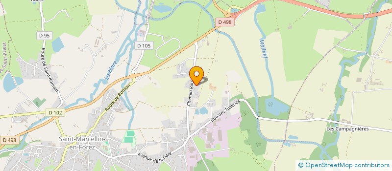 localisation de l'entreprise MADAME BLANDINE FRATTA  SAINT-MARCELLIN-EN-FOREZ