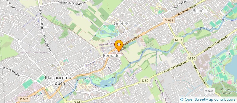 localisation de l'entreprise MADAME BLANDINE GABILLAS  PLAISANCE-DU-TOUCH