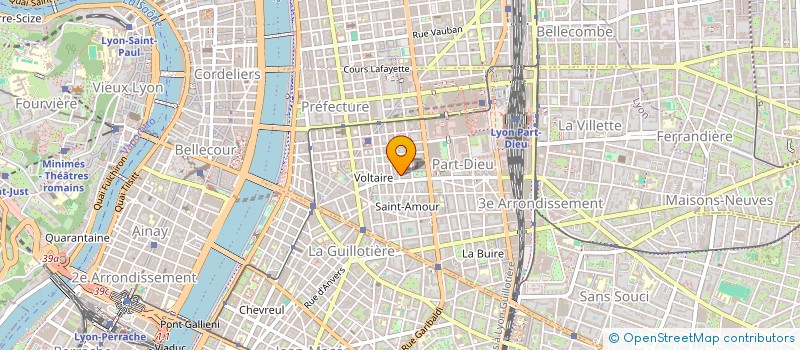 localisation de l'entreprise MADAME BLANDINE GAGNAIRE  LYON