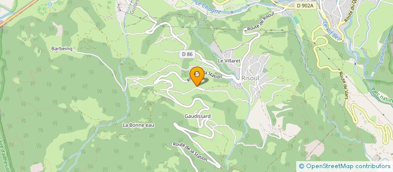 localisation de l'entreprise MADAME BLANDINE GARCIN  RISOUL