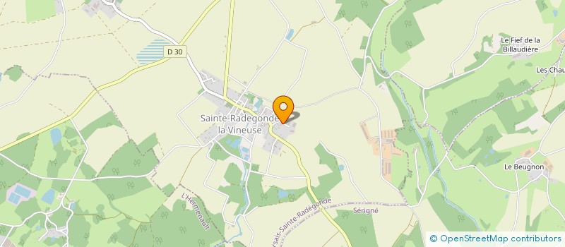 localisation de l'entreprise MADAME BLANDINE GARON  MARSAIS-SAINTE-RADEGONDE