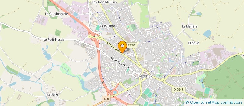 localisation de l'entreprise MADAME BLANDINE GAUDIN  AIZENAY