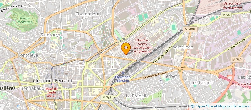 localisation de l'entreprise MADAME BLANDINE GAUTHIER  CLERMONT-FERRAND